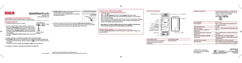 RCA Lyra M21 Series User manual