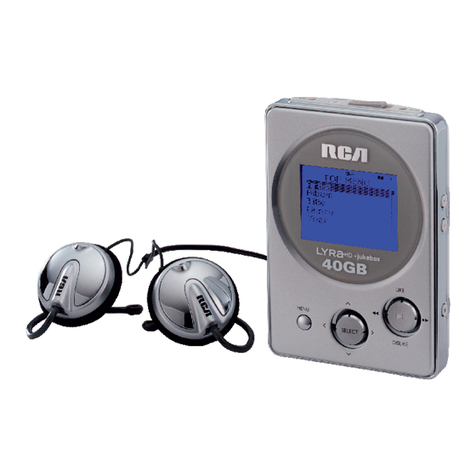 RCA RD2840 - Lyra 40 GB Digital Player user guide