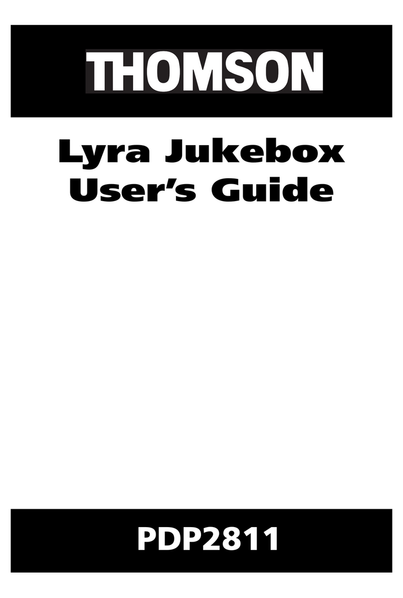 THOMSON PDP2811 Lyra user guide