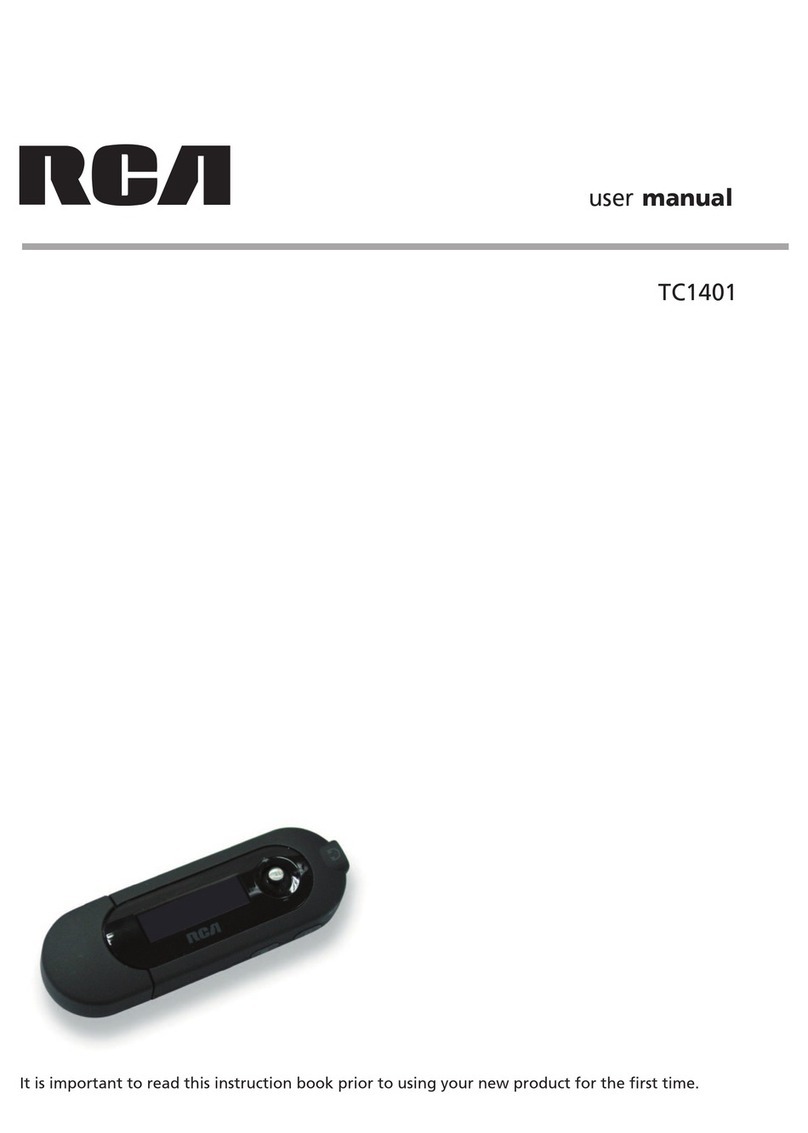 RCA TC1401 User manual