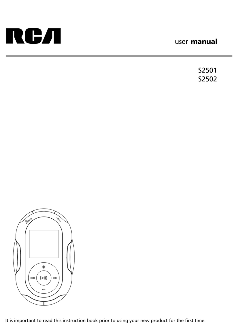 RCA S2502 User manual