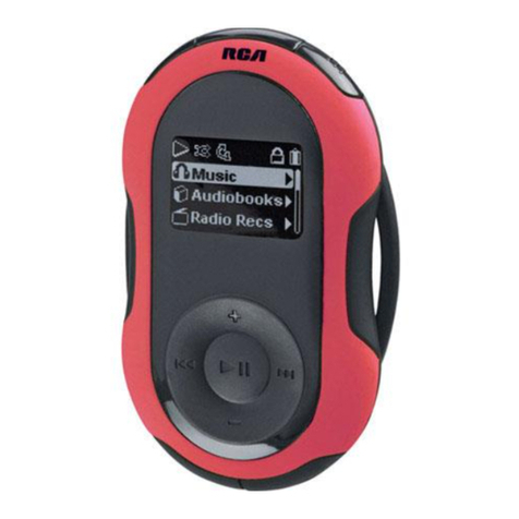 RCA S2102 - 2 GB Digital Player User manual