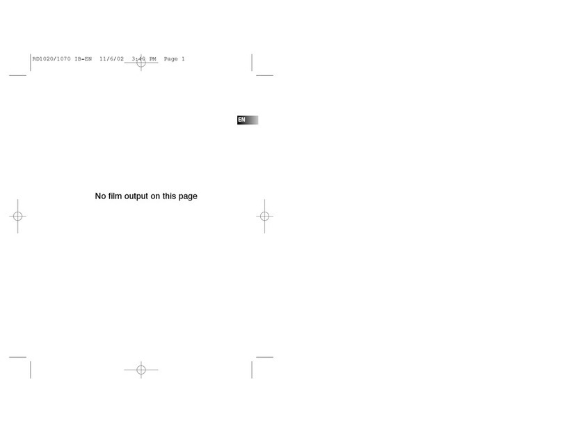 RCA RD1020 user manual