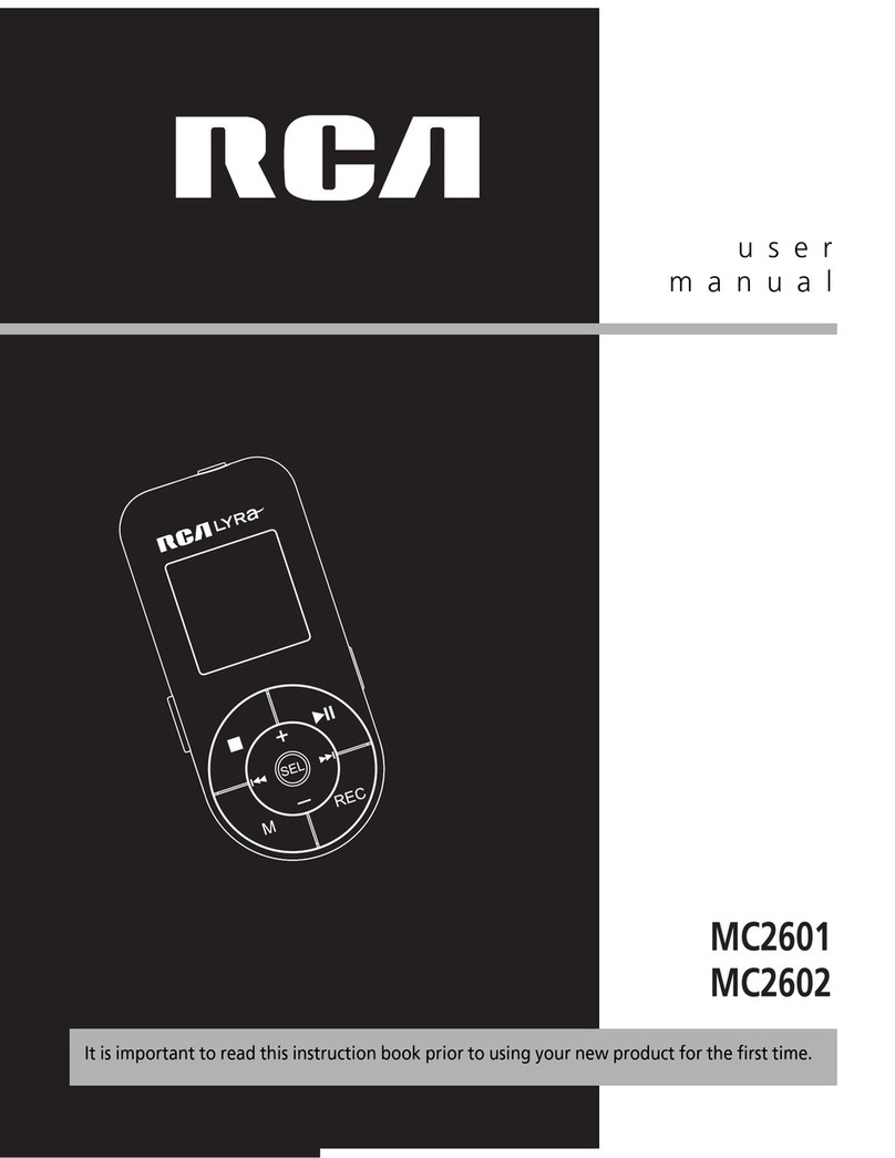 RCA MC2601 user manual