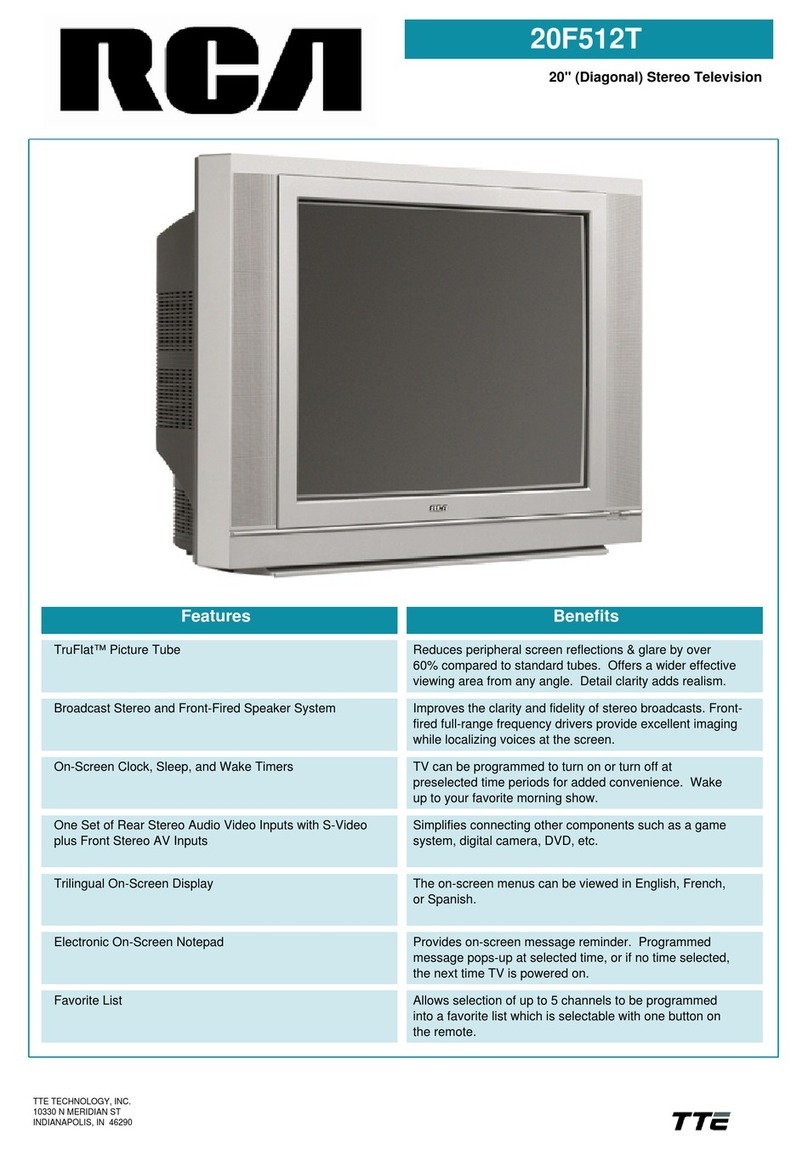 RCA 20F512T User manual