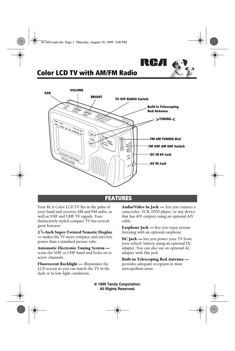 RCA 16-3054 User manual