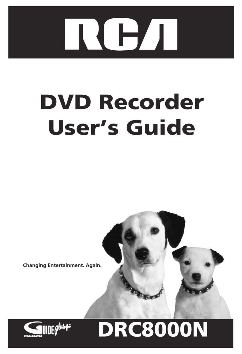 RCA DRC8000N - Progressive-Scan DVD... User manual