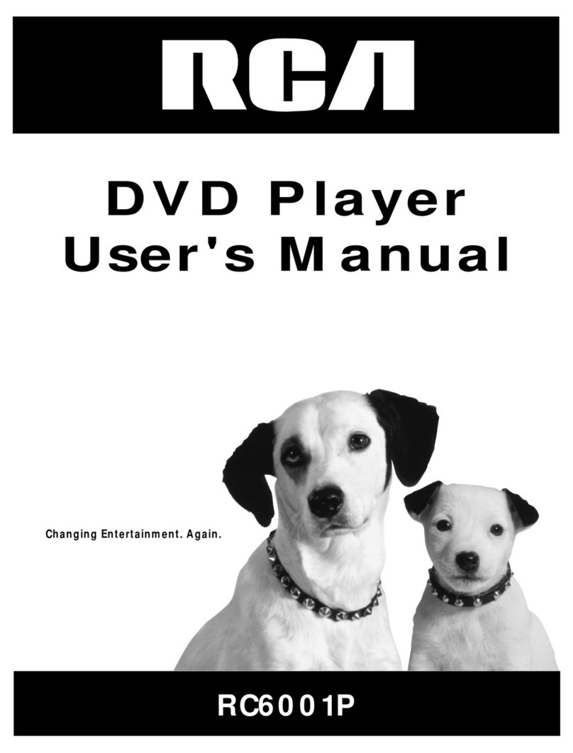 RCA RC6001P User manual