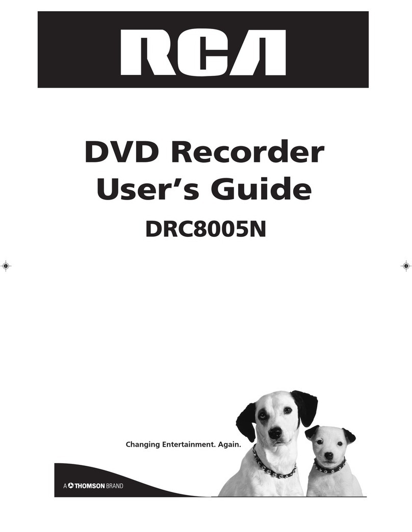 RCA DRC8005N - Progressive-Scan DVD... User manual