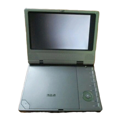 RCA DRC600N - Portable DVD Player User manual