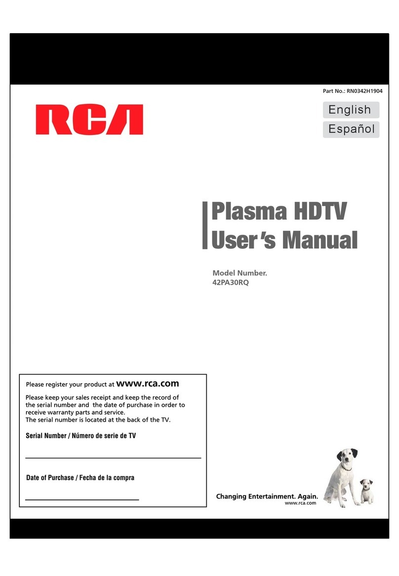 RCA 42PA30RQ User manual