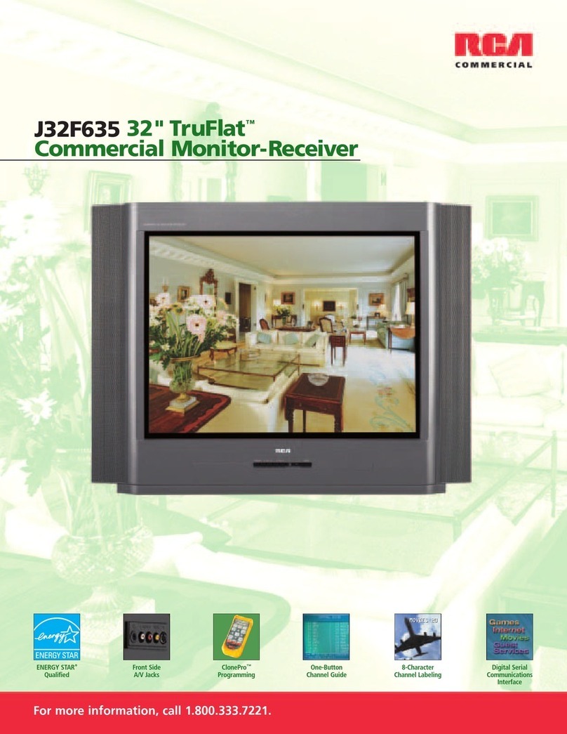 RCA TRUFLAT J32F635 User manual