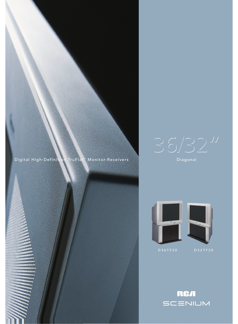RCA Scenium D32TF20 User manual