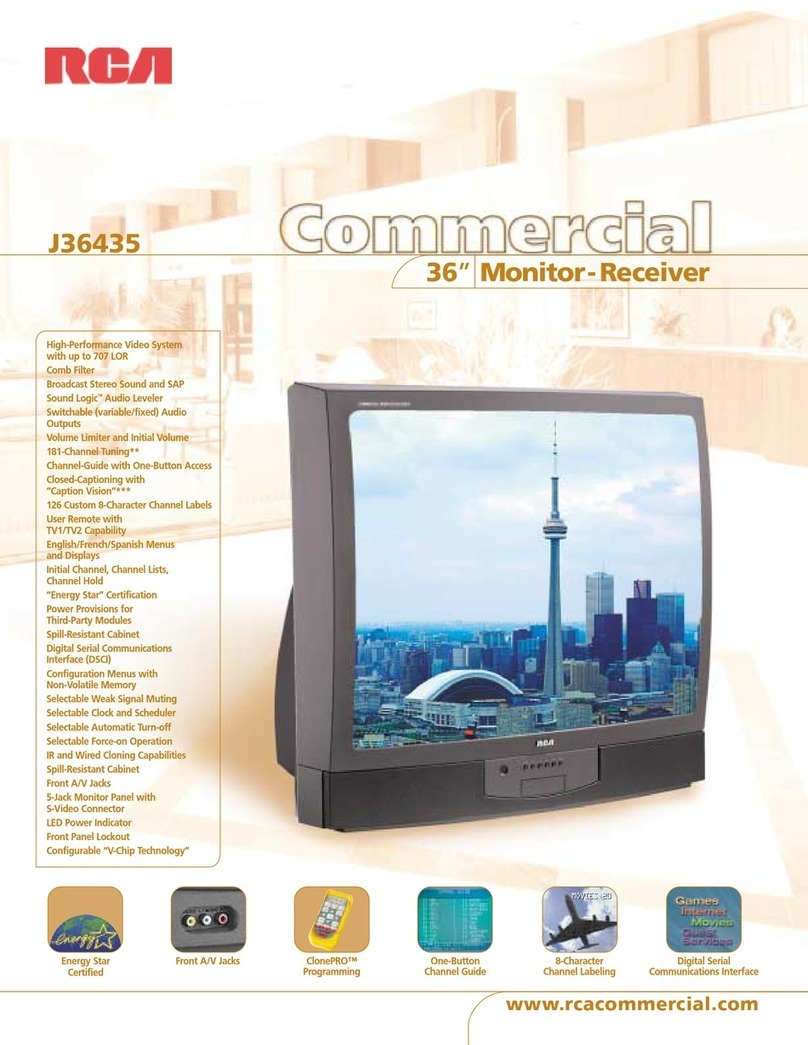 RCA J36435 User manual