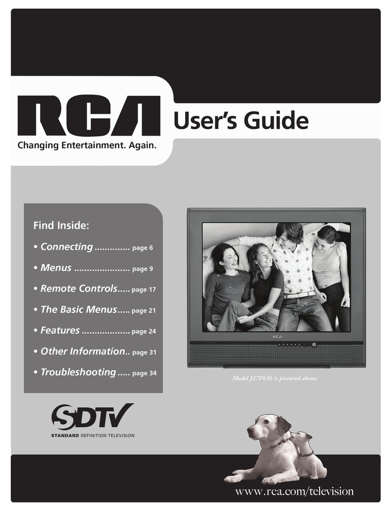 RCA J27F636H User manual