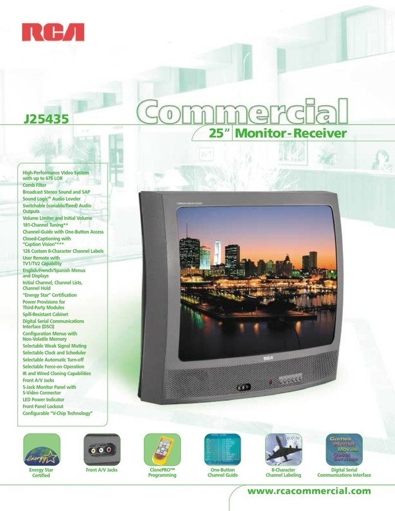 RCA J25435 User manual