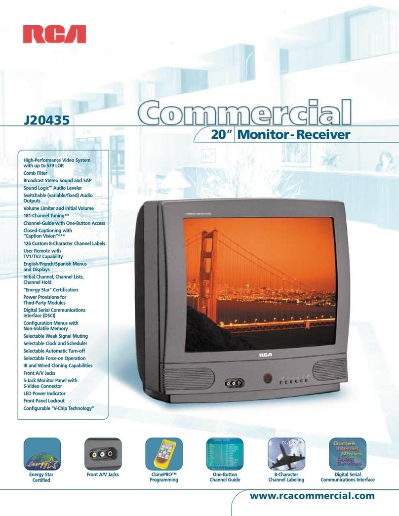 RCA J20435 User manual