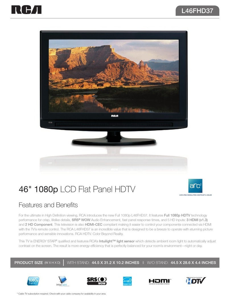 RCA L46FHD37 User manual