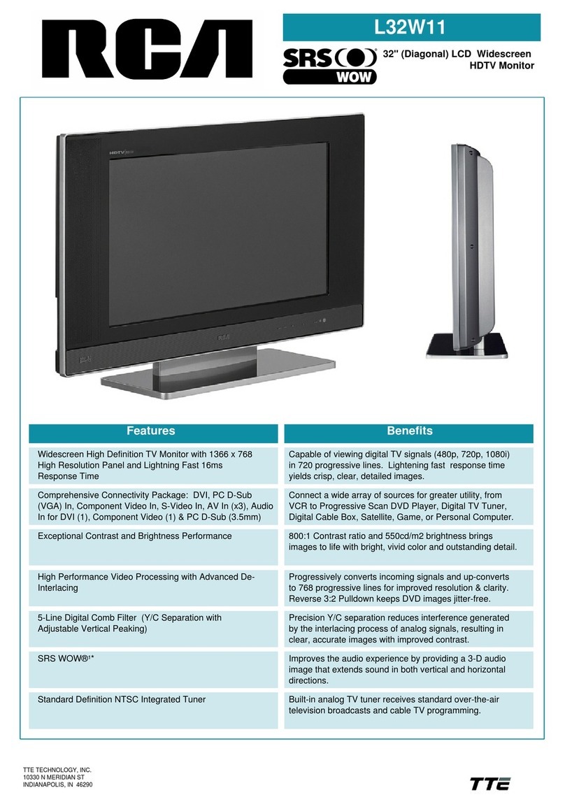 RCA L32W11 User manual