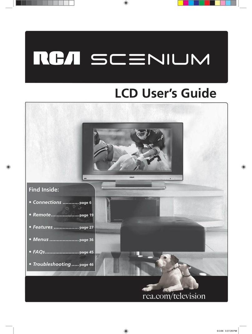 RCA SCENIUM L26WD14 User manual