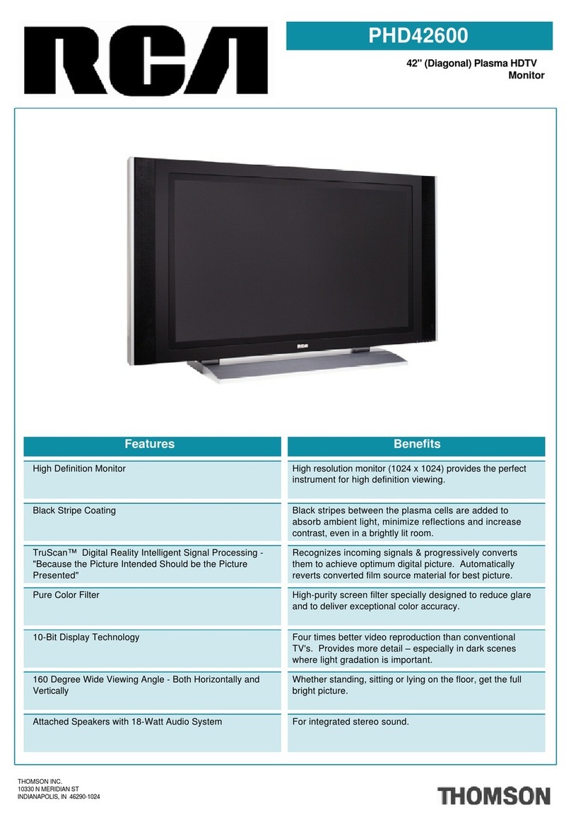 RCA PHD42600 User manual