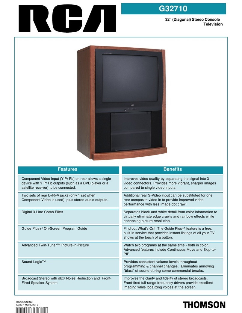 RCA G32710 User manual