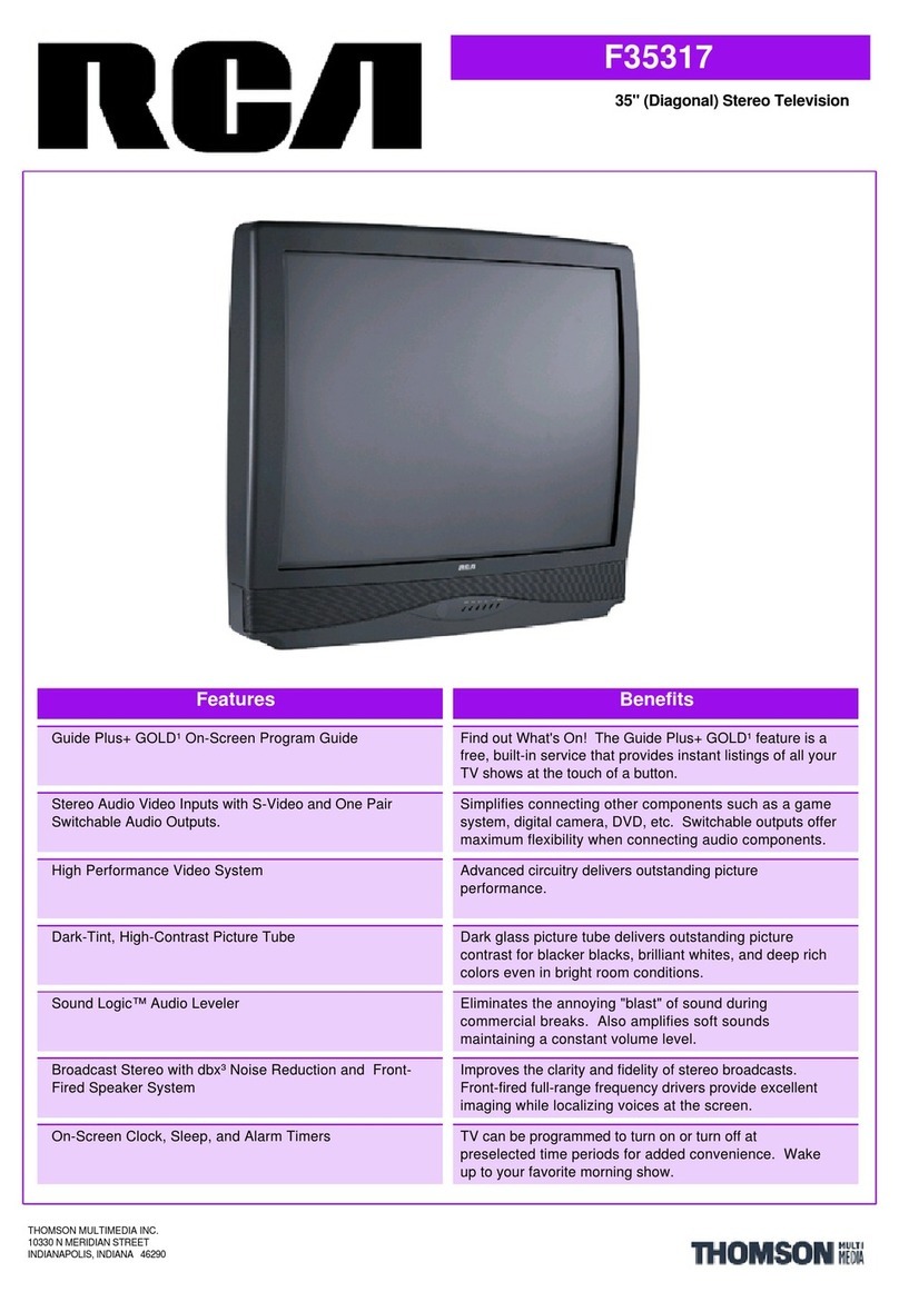 RCA F35317 User manual
