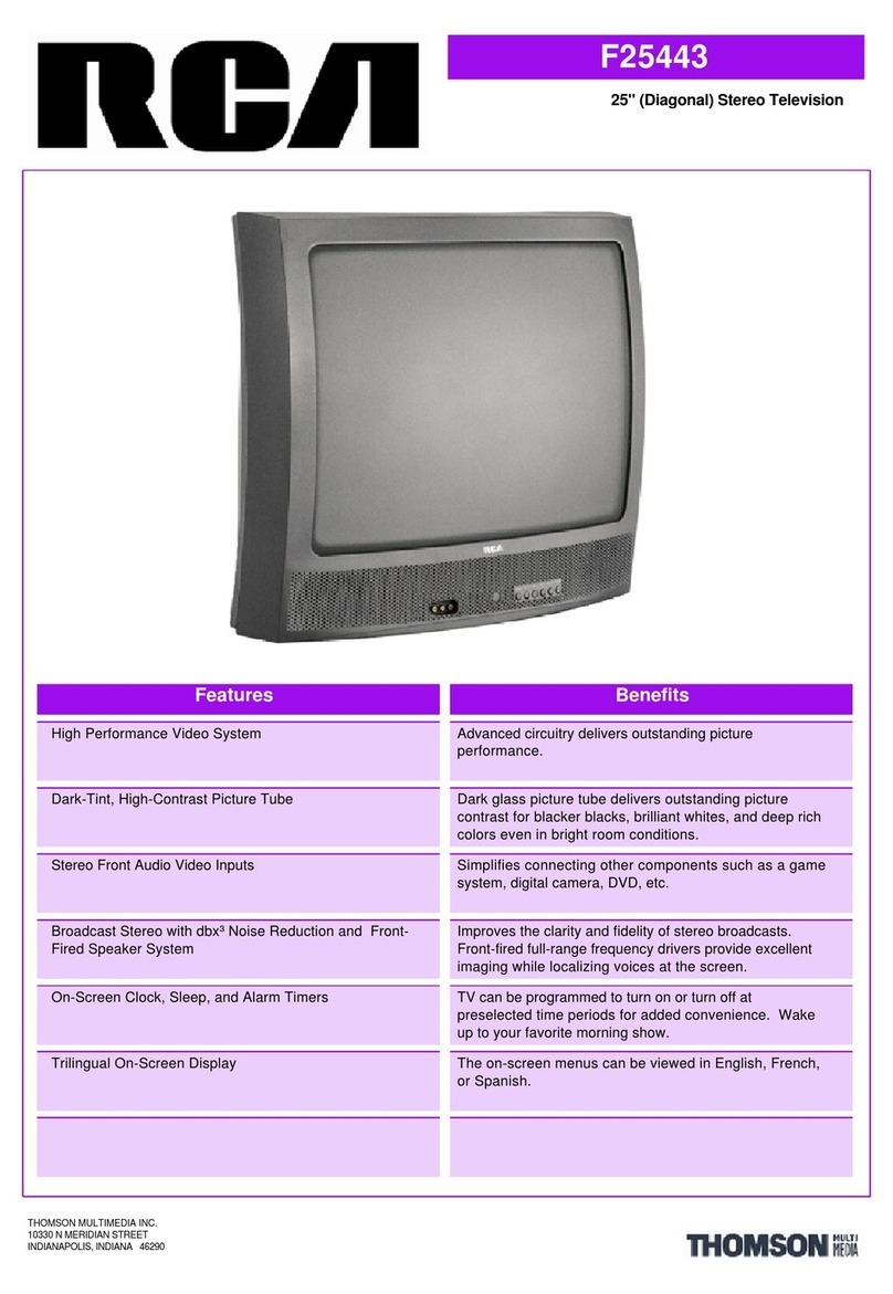 RCA F25443 User manual