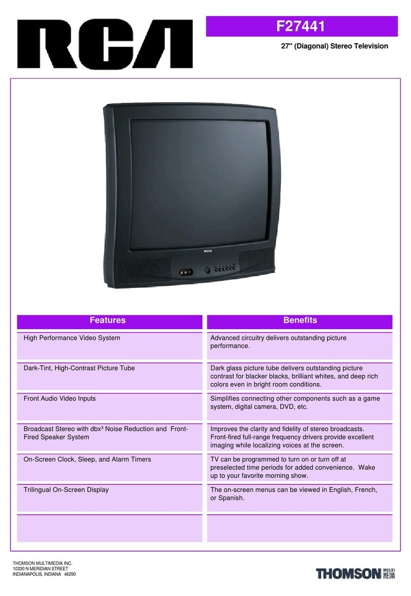 RCA F27441 User manual
