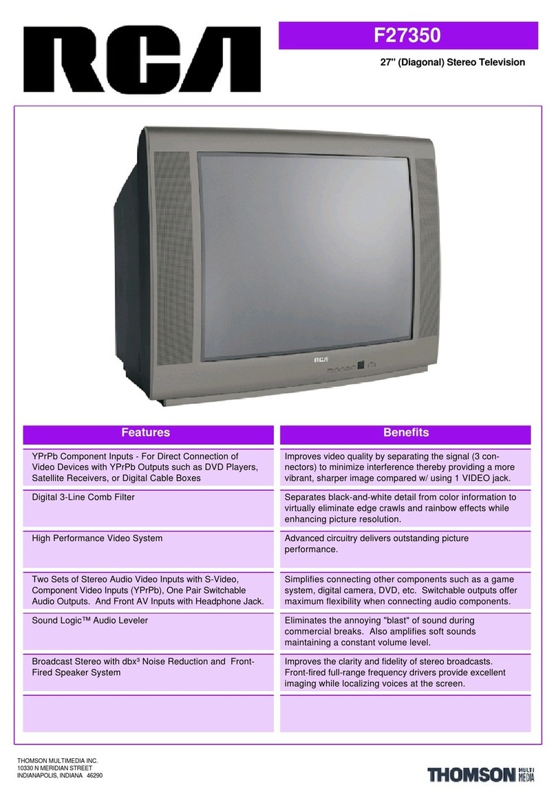 RCA F27350 User manual