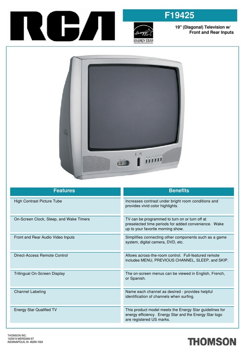 RCA F19425 User manual