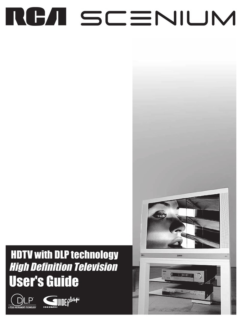RCA HDLP61 User manual