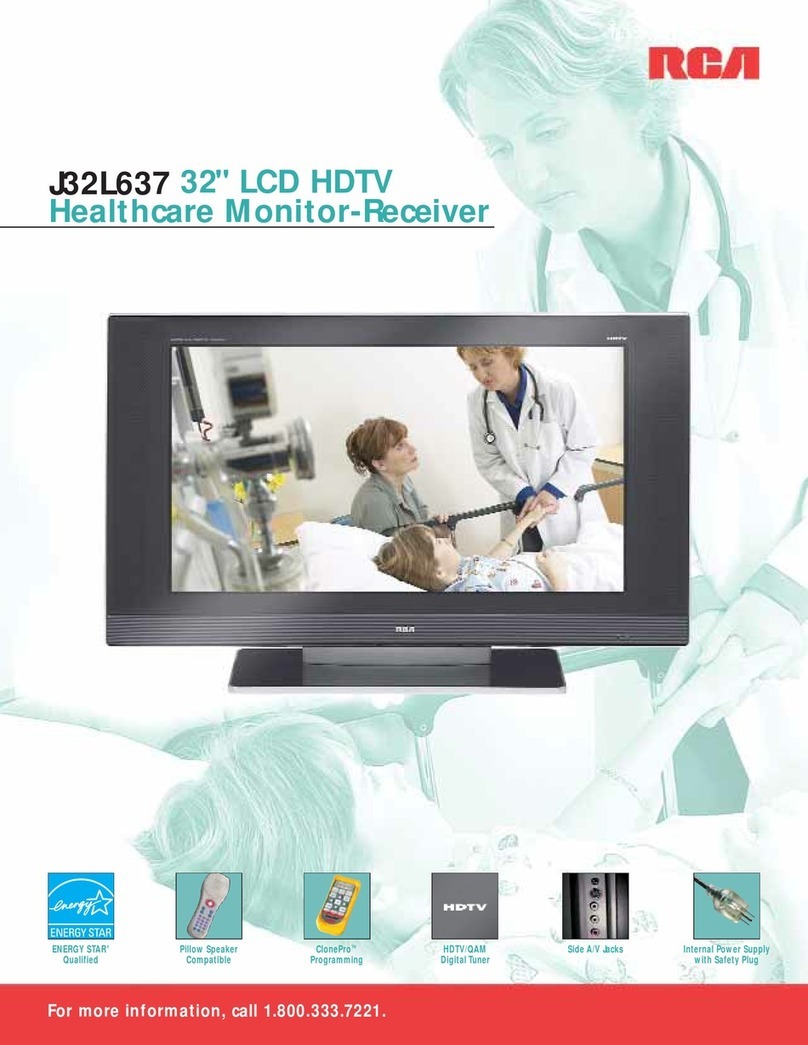 RCA J32L637 User manual