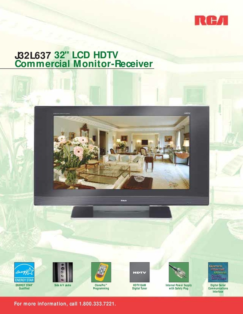 RCA J32L637 Specifications