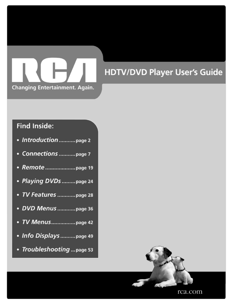 RCA HD52W69D User manual