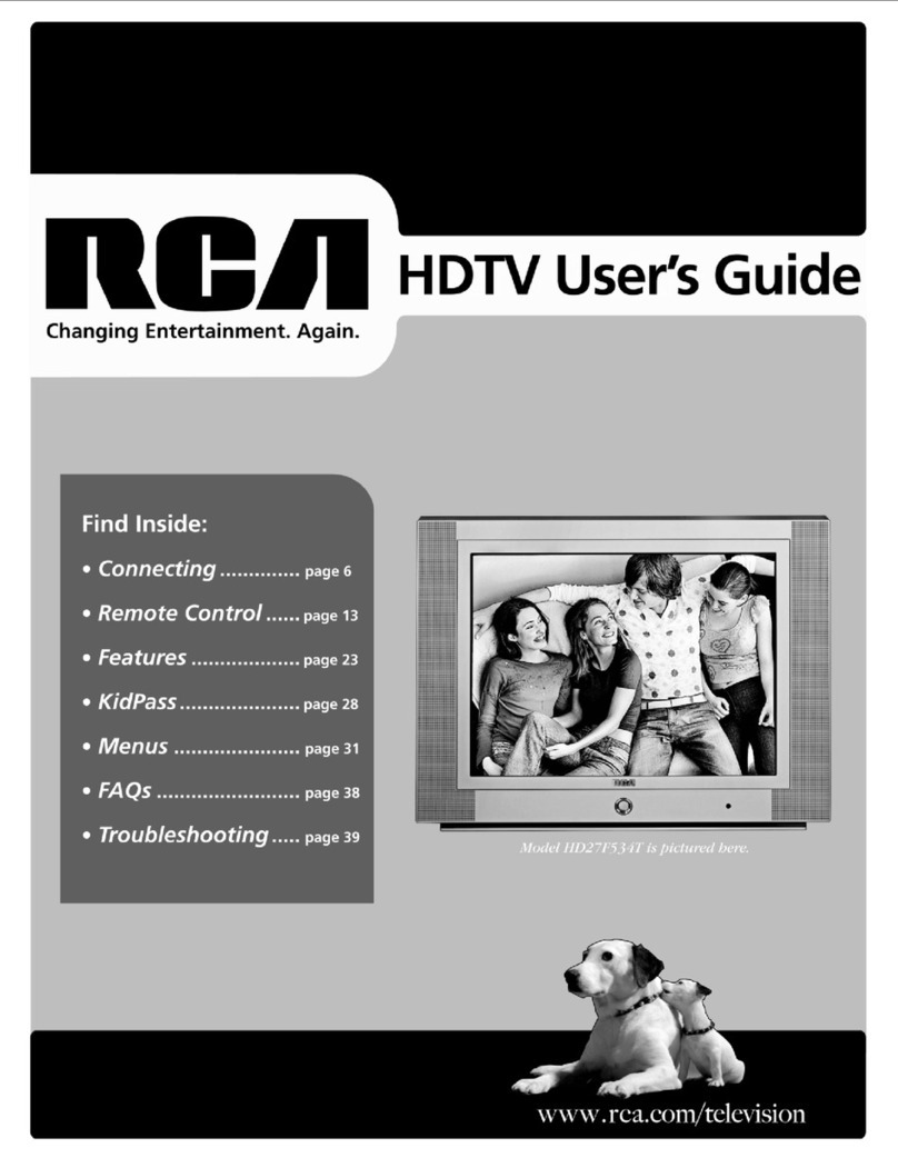 RCA HD27F534T User manual
