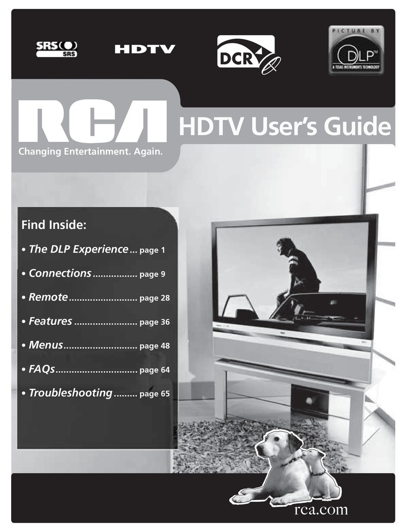 RCA HD50LPW62B User manual