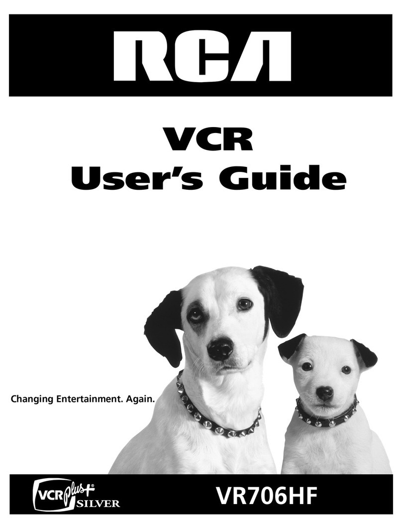 RCA VR706HF User manual