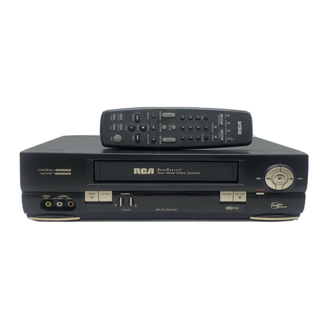 RCA VR634HF - Hi-Fi VCR User manual