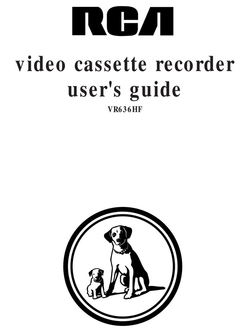 RCA VR636HF User manual