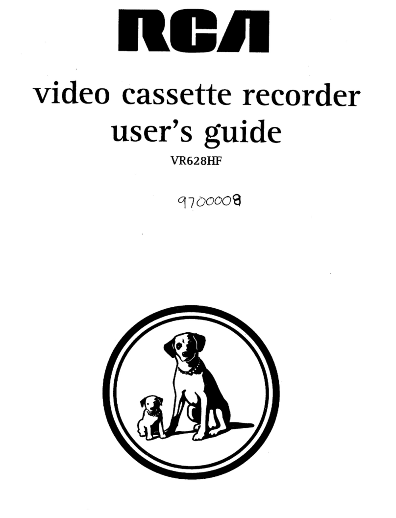 RCA VR628HF User manual