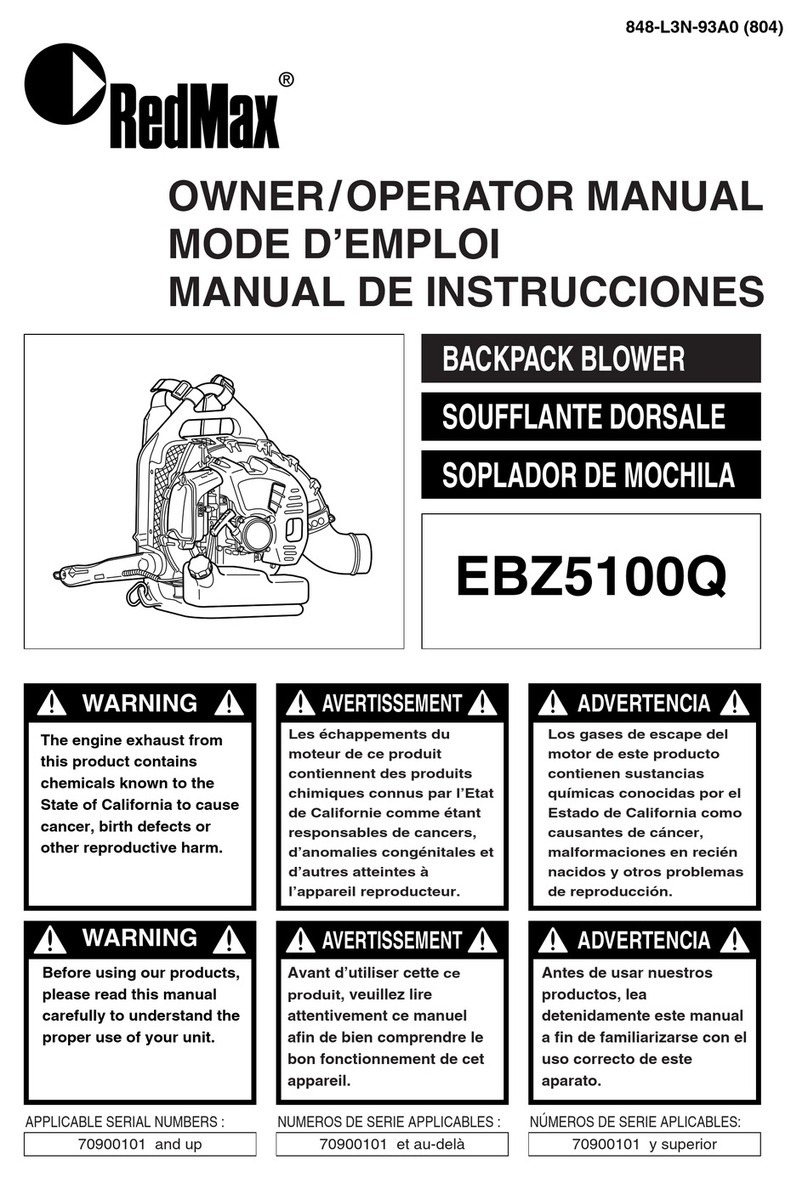 RedMax EBZ5100Q Owner's manual