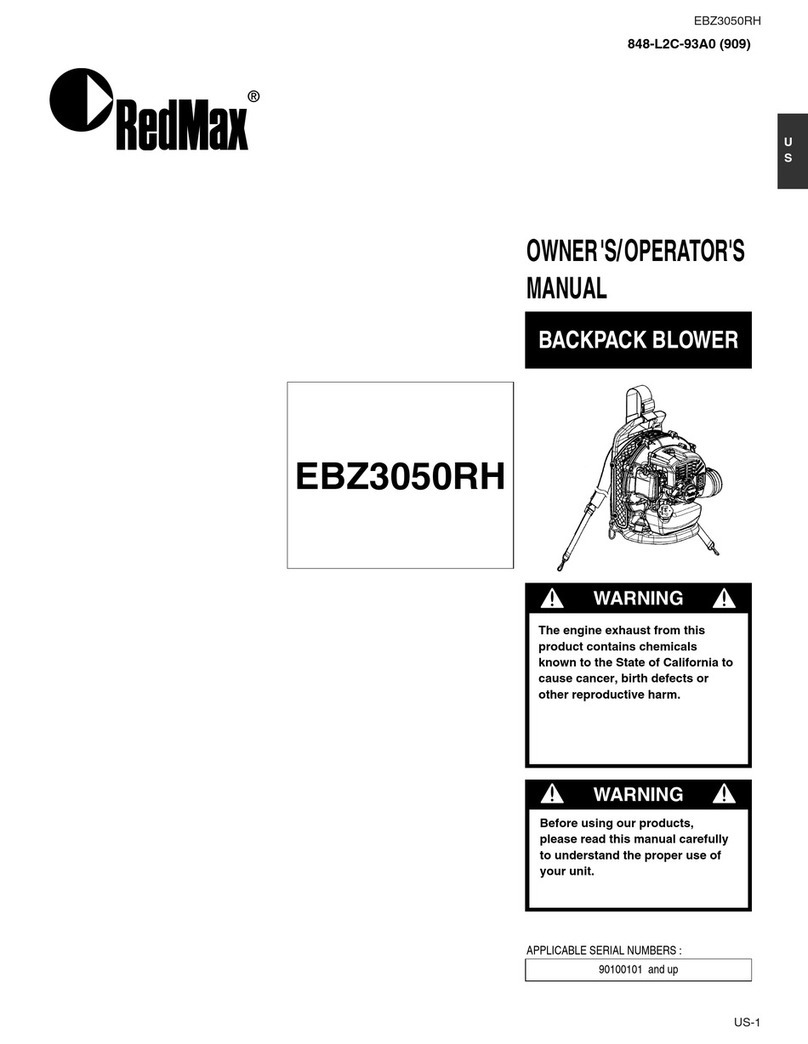 RedMax EBZ3050RH Owner's/operator's manual