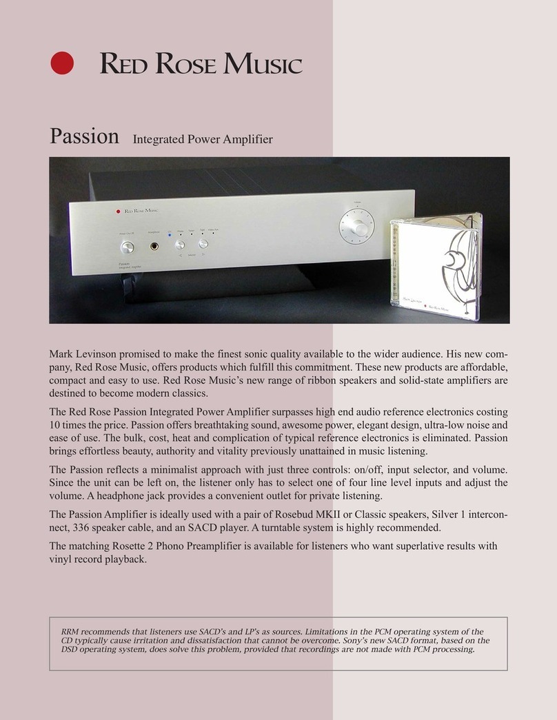 Red Rose Music Affirmation Specifications