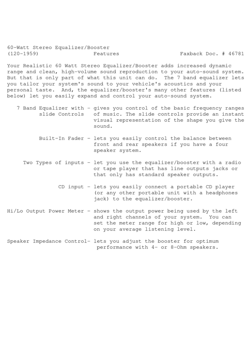 Realistic 120-1959 User manual