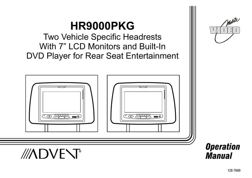 Advent HR9000PKG User manual Advent HR9000PKG User manual