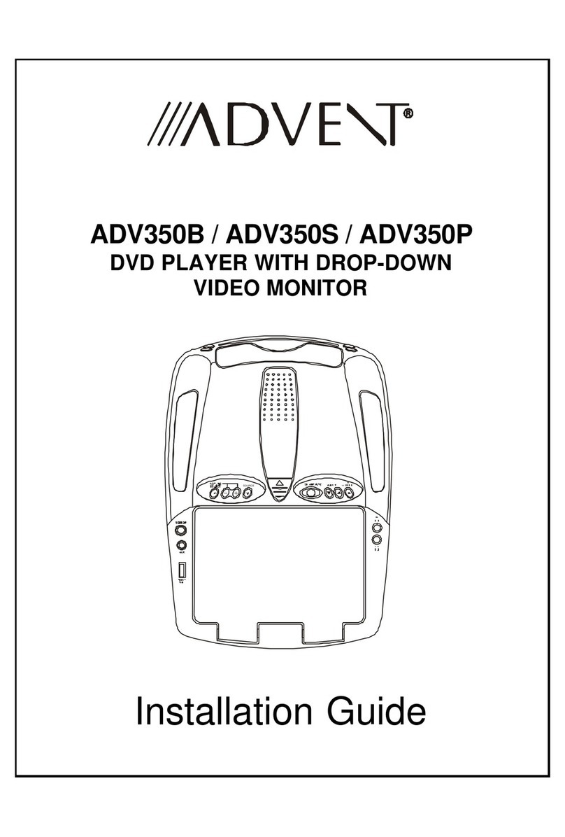 Advent ADV350B User manual