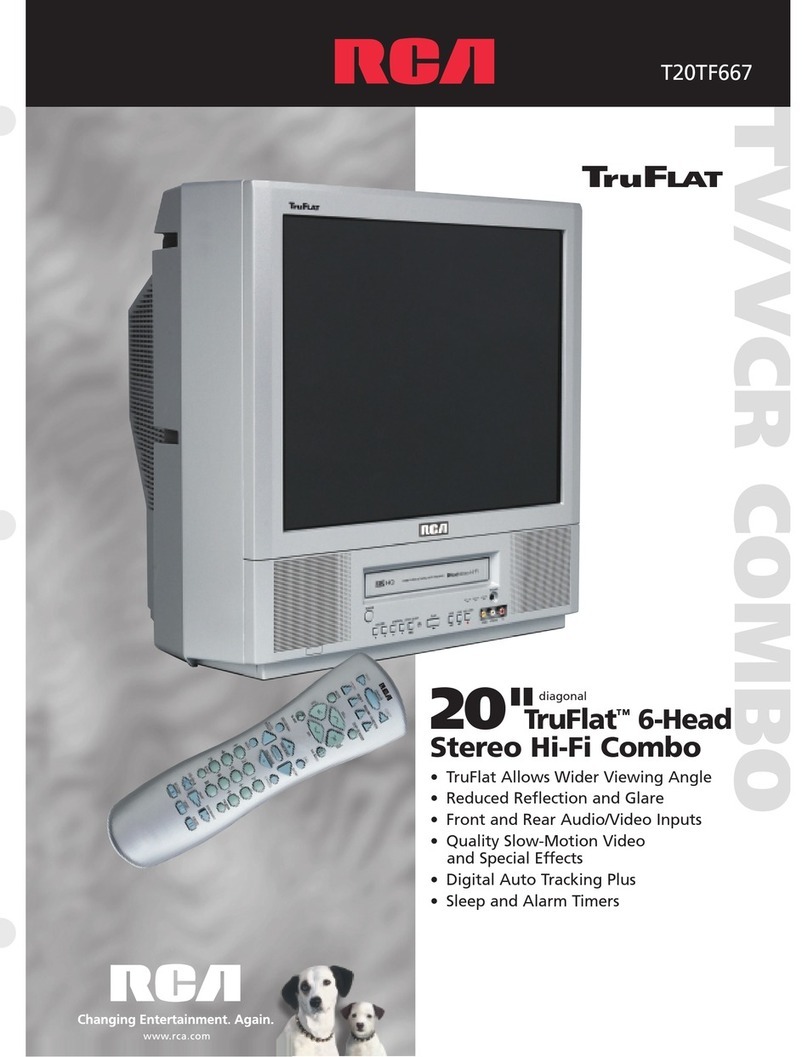 RCA TruFlat T20TF667 Brochure & specs