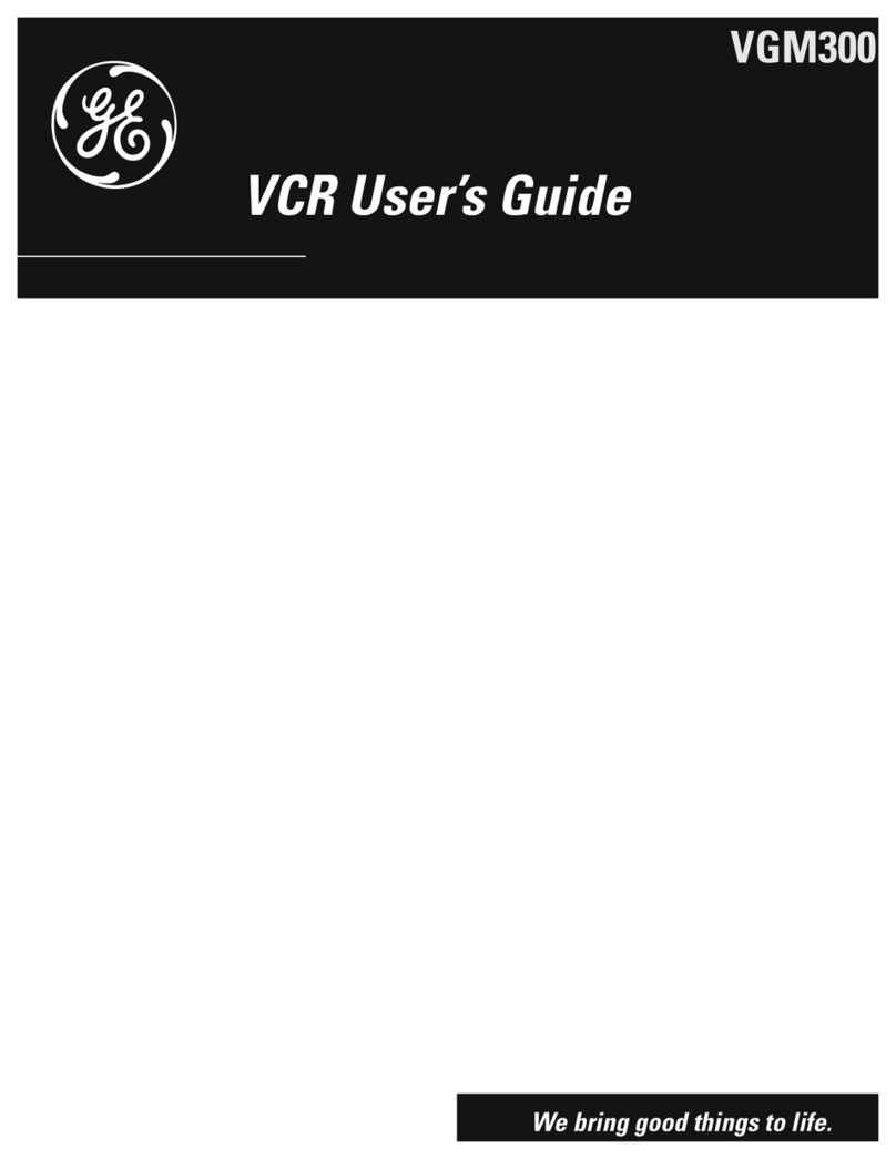 GE VGM300 User manual