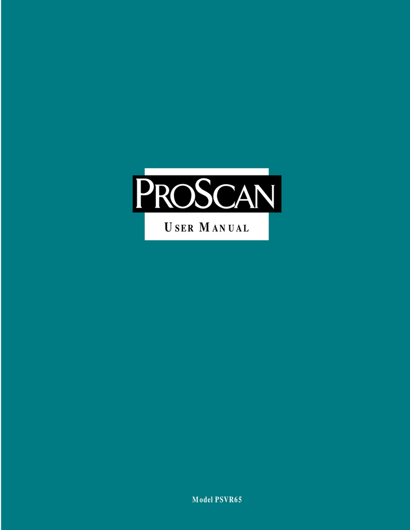 ProScan PSVR65 User manual ProScan PSVR65 User manual